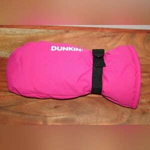 Dunkin' Hot Pink Puffer Muff/Hand Warmer